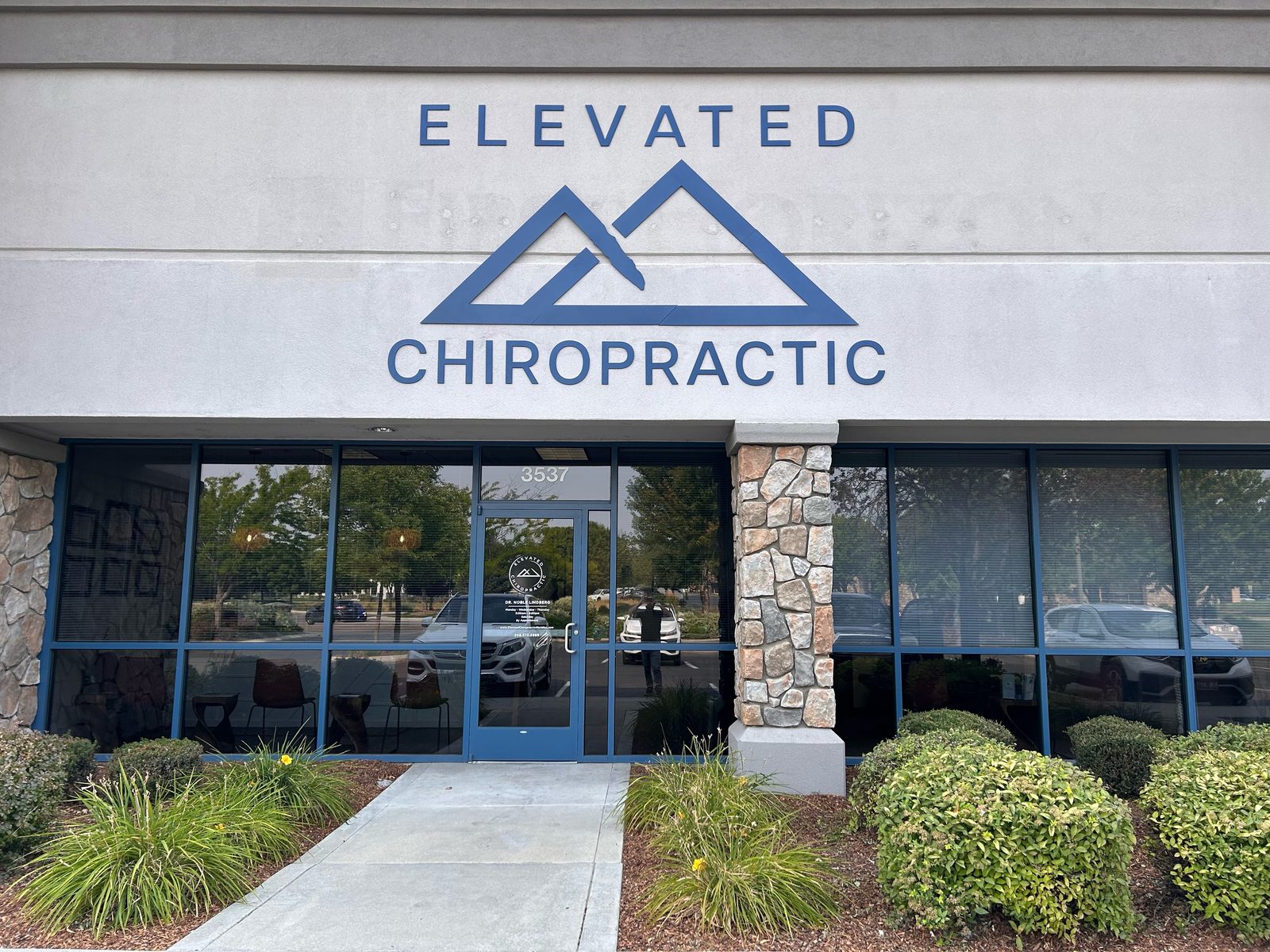 Elevated Chiropractic clinic building in Meridian, Idaho